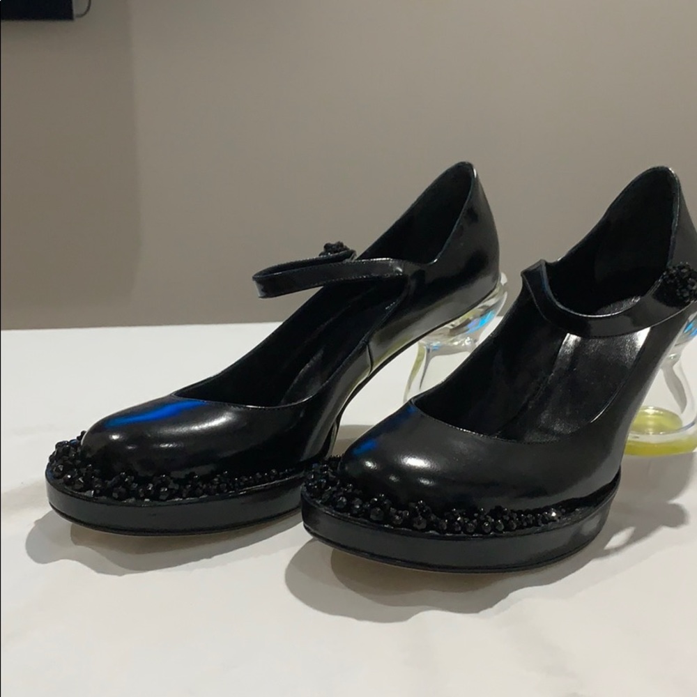 Simone Rocha embellished Mary Jane pumps.